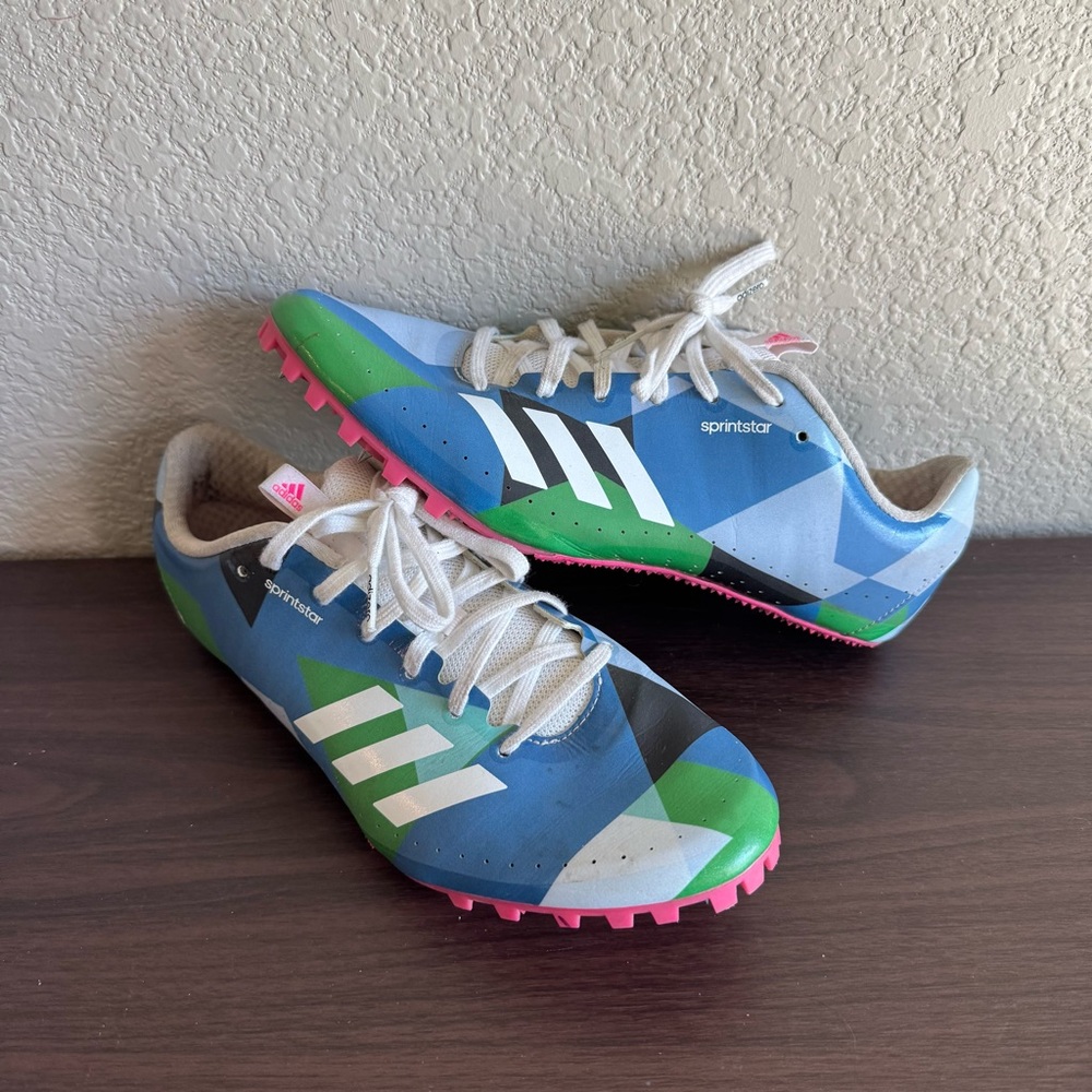Adidas Sprintstar Track and Field Shoes Colorful Design Spikes‎